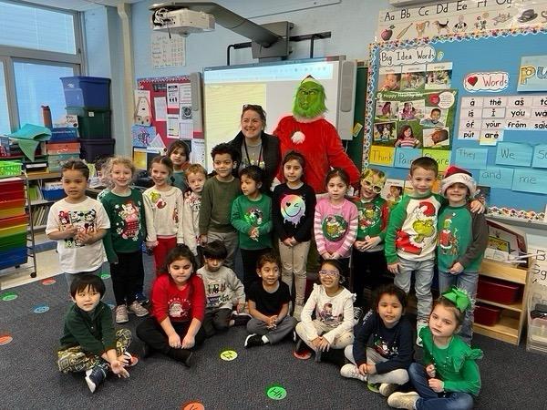 Mrs. Calise's class meets The Grinch!